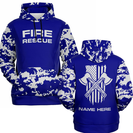 Personalized Fire Rescue Hoodie