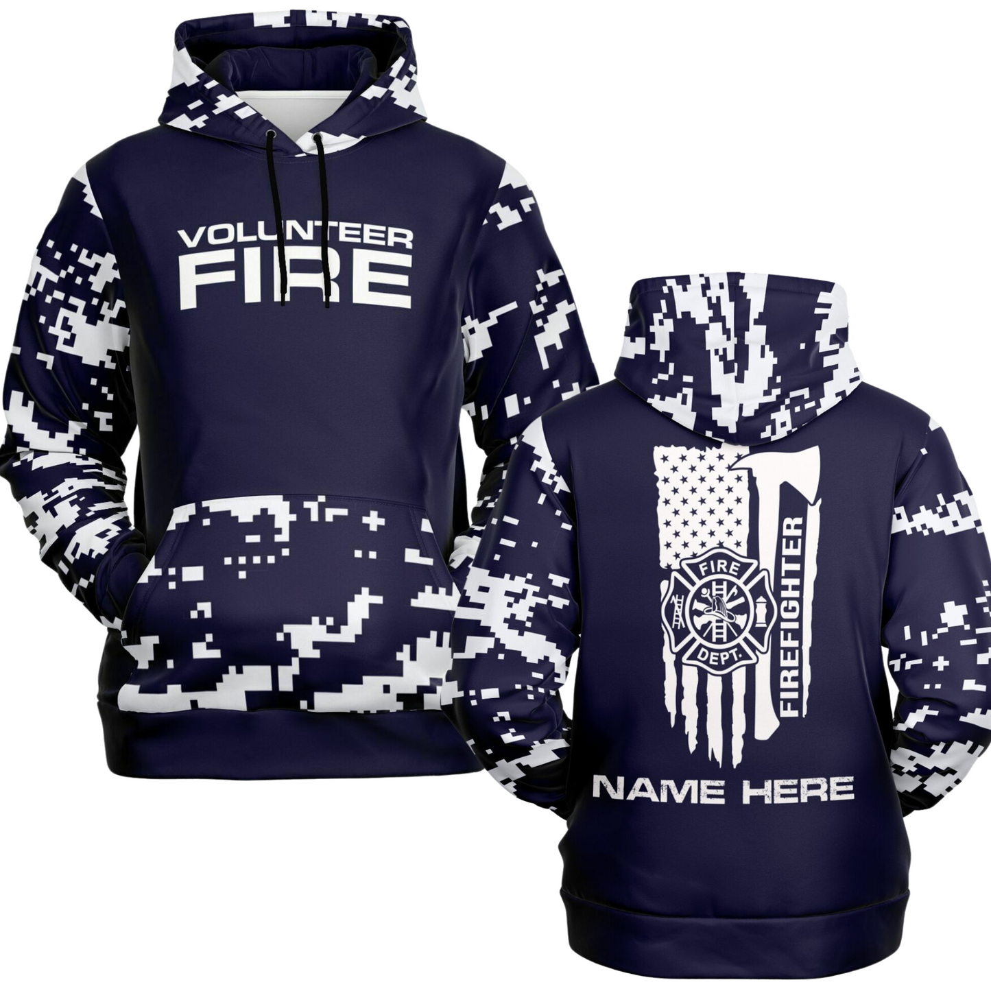 Personalized Volunteer Firefighter Hoodie