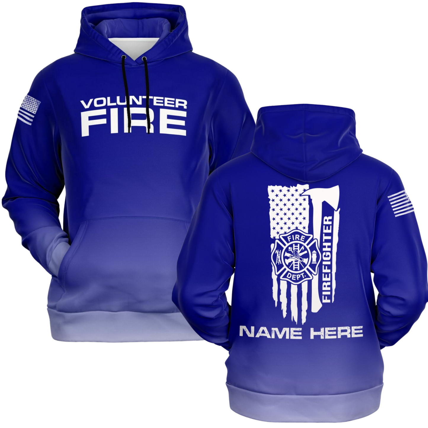 Personalized Volunteer Firefighter Hoodie