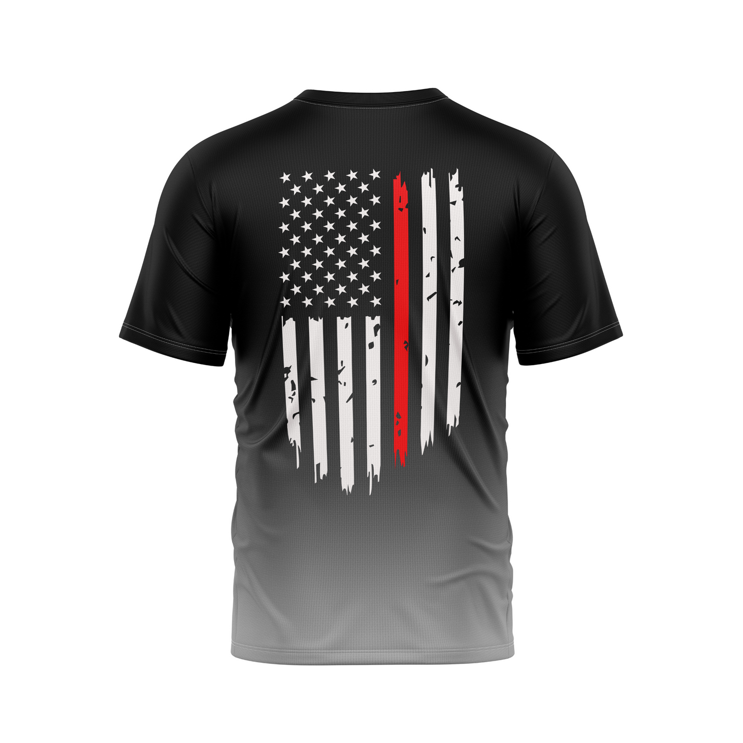 First In Last Out Firefighter Performance Tee