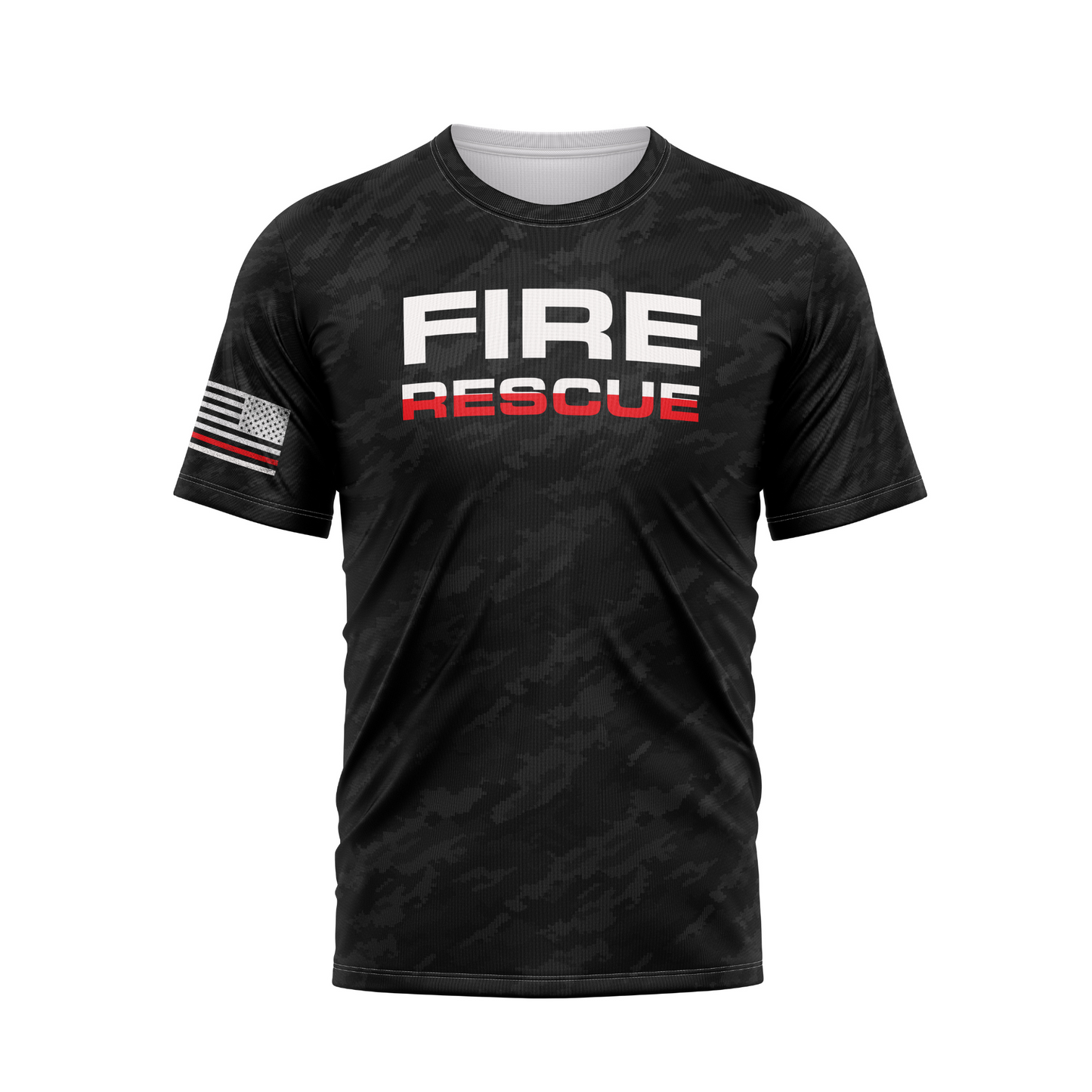 Personalized Fire Rescue Performance Tee