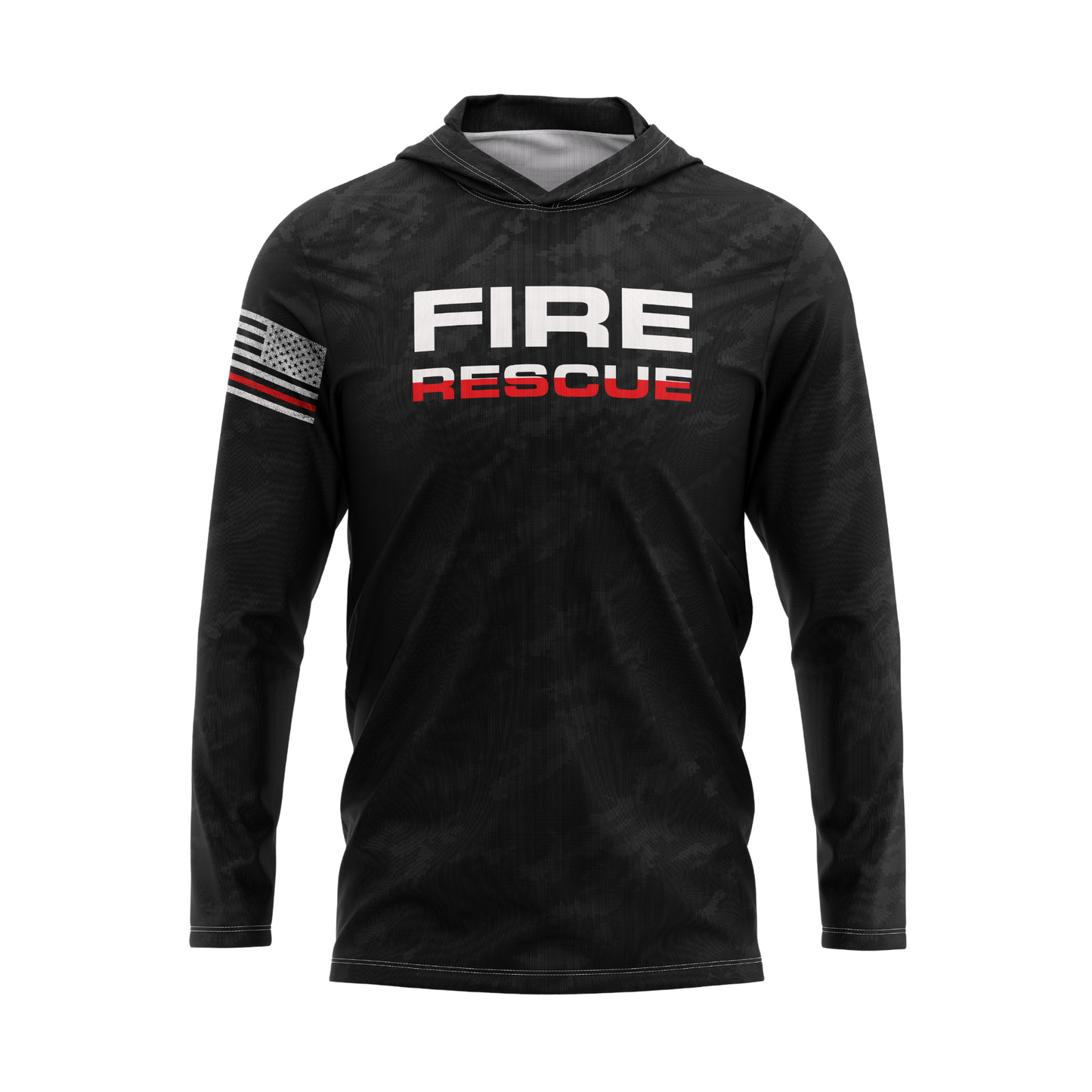 Personalized Fire Rescue SPF50 Performance Hoodie