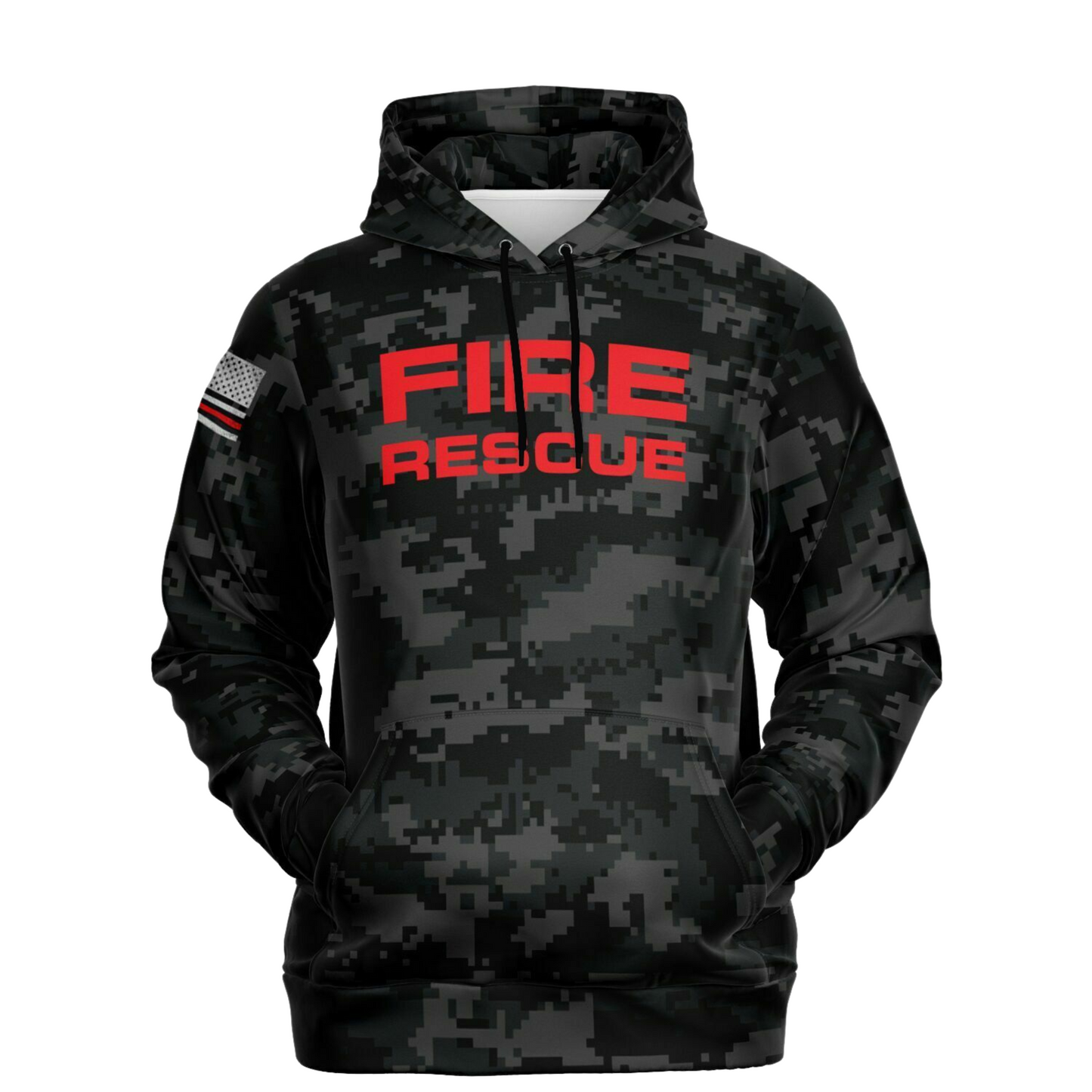 Personalized Fire Rescue Firefighter Hoodie