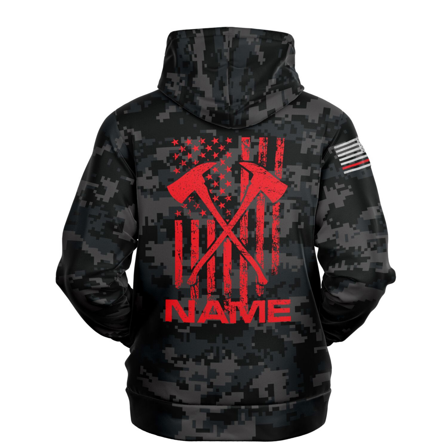 Personalized Fire Rescue Firefighter Hoodie