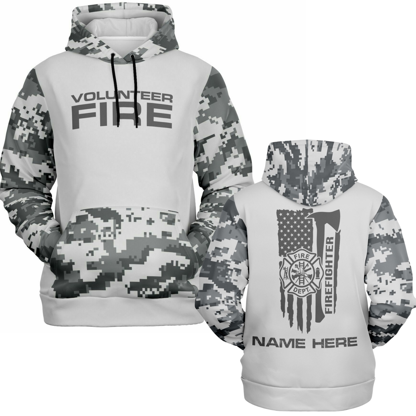 Personalized Volunteer Firefighter Hoodie