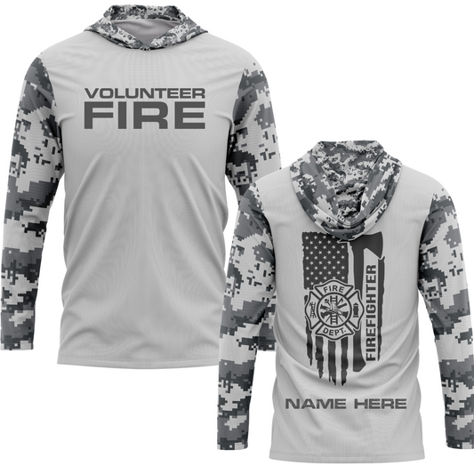 Personalized Volunteer Fire SPF50 Lightweight Performance Hoodie